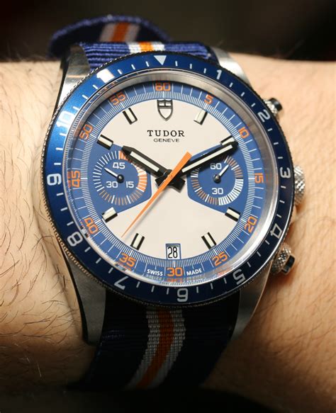 blue orange tudor|tudor heritage blue bezel.